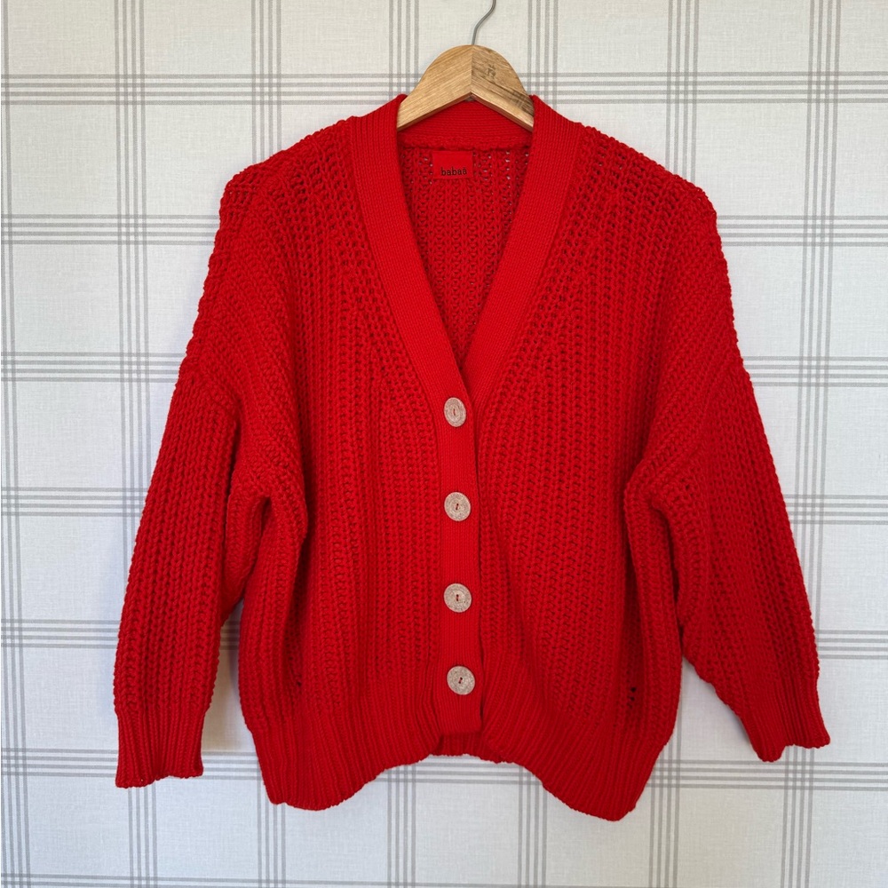 Flame Babaa Cardigan